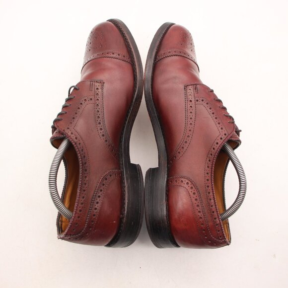 Allen Edmonds Lexington Shoes Men\'s Size 10 D Burgundy Leather Oxford Dress main image 6